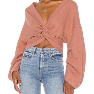 Free People reversible sweater